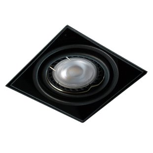 Zuma Line Oneon DL50-1 - inbouwspot met instelbare opbouwhoogte - 88 x 88 mm, 89 x 89 mm inbouwmaat - zwart