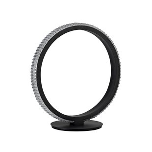 Nova Luce Nager - tafellamp - 29 x 25 x 30 cm - 11W LED incl. - zand zwart