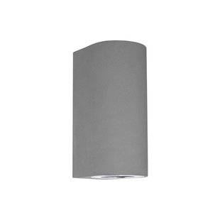 Nova Luce Lido - buiten wandverlichting - 8,6 x 10 x 18 cm - IP65 - grijs