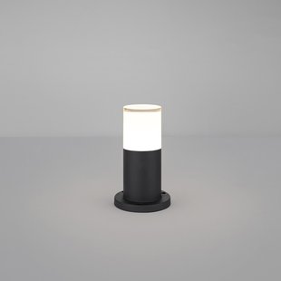 Nova Luce Noten - tuinpaal - Ø 9 x 20 cm - 10W LED incl. - IP65 - zandzwart