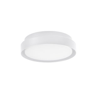 Nova Luce Oliver - buiten plafondverlichting - Ø 27 x 7 cm - 20W LED incl. - IP65 - zandwit