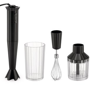Alessi Plissé Handmixer Zwart Alessi Plissé Handmixer Zwart