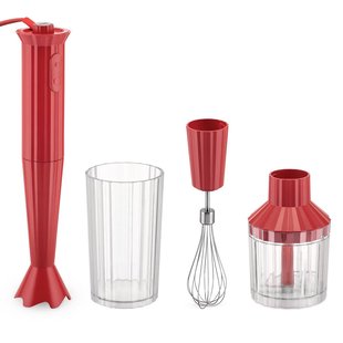 Alessi Plissé Handmixer Rood Alessi Plissé Handmixer Rood