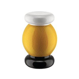 Alessi Sotsass Peper- En Zoutmolen Small Geel Alessi Sotsass Peper- En Zoutmolen Small Geel