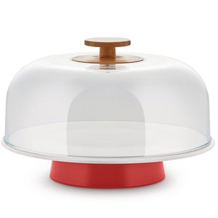 Alessi Mattina Taartplateau Op Voet&Oslash;31.5 Rood
