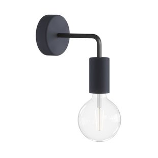 Creative Cables Eiva - wandlamp met siliconen bevestiging - Ø 12,5 x 14 cm - IP65 - zwart