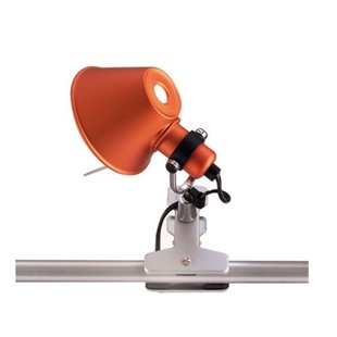 Artemide Tolomeo Micro Pinza Klemlamp Oranje