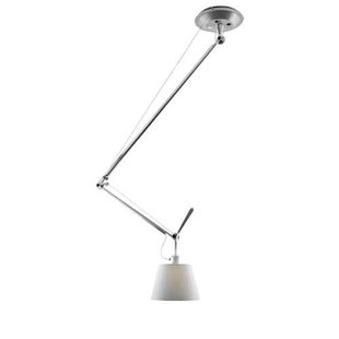 Artemide Tolomeo Decentrata Hanglamp 24cm Grijs Satijn