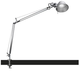 Artemide Tolomeo Klemlamp Retrofit Aluminium