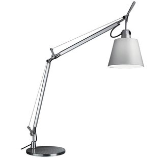 Artemide Tolomeo Basculante Bureaulamp Grijs Satijn
