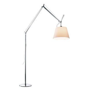 Artemide Tolomeo Mega Terra Booglamp Retrofit Dimmer Alu Perkament 32