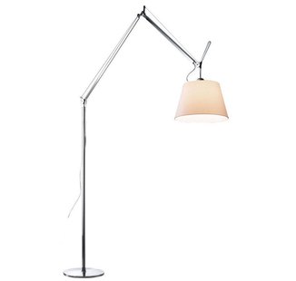 Artemide Tolomeo Mega Terra Booglamp Retrofit Dimmer Alu Perkament 36