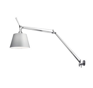 Artemide Tolomeo Mega Wandlamp Retrofit Dimmer Alu Grijs Satijn 32