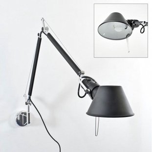 Artemide Tolomeo Mini Parete Wandlamp Retrofit Zwart