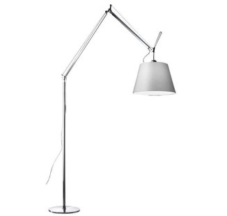Artemide Tolomeo Mega Terra Booglamp LED 2700K Toetsdimmer Alu Perkament 32
