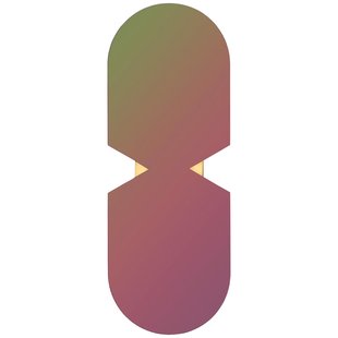 AYTM Verto Spiegel 120x44,5 Ovaal Rainbow