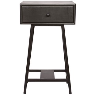 WOOOD Skybox Nachtkast Zwart 40x30