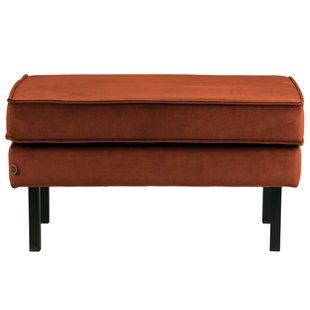 BePureHome Rodeo Velvet Hocker Rust BePureHome Rodeo Velvet Hocker Rust