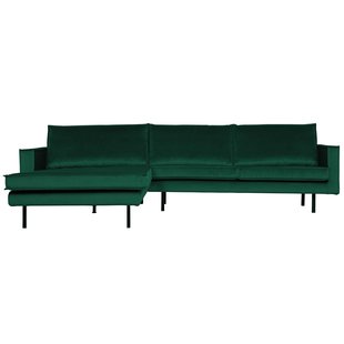 WOOOD Rodeo Velvet Met Chaise Longue Links Green Forest