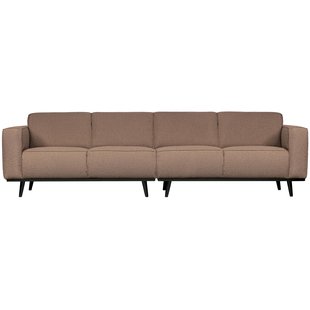 WOOOD Statement Bank 4-zits 280cm Boucle Nougat