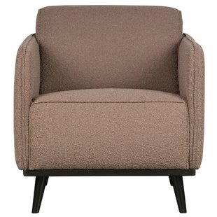 WOOOD Statement Fauteuil Met Arm Boucle Nougat