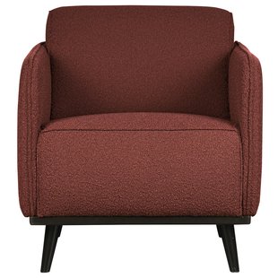 WOOOD Statement Fauteuil Met Arm Boucle Chestnut