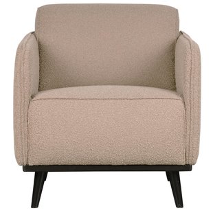WOOOD Statement Fauteuil Met Arm Boucle Beige