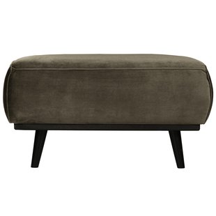 WOOOD Statement Hocker Fluweel Warm Groen