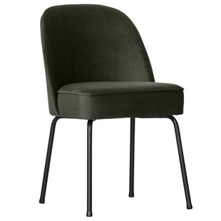 WOOOD Vogue Eetkamerstoel Fluweel Dark Green