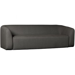 WOOOD Sloping 3-zits Bank Grijs/zwart Melange