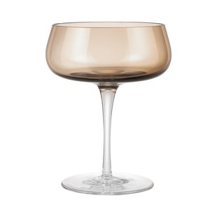Blomus Belo Coupe Champagneglazen Set Van 2 Coffee