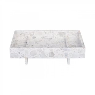 Blomus Abento Dienblad Marmer Wit