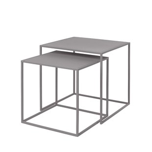 Blomus Fera Bijzettafel Set Van 2 Steel Gray