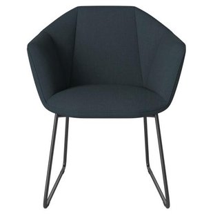 Bolia Kimono Eetkamerstoel Petrol Zwart Staal