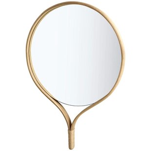 Bolia Racquet Spiegel Rond Gezeept Eiken