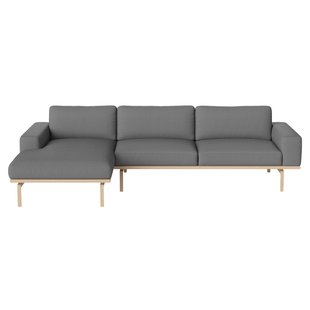 Bolia Elton Bank 3,5-zits Met Chaise Longue Links Grijs