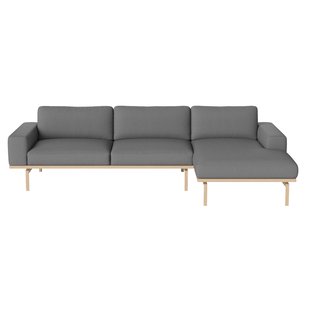 Bolia Elton Bank 3,5-zits Met Chaise Longue Rechts Grijs