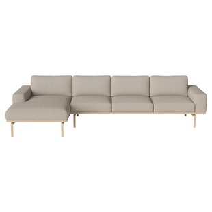Bolia Elton Bank 4-zits Met Chaise Longue Links Zand