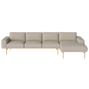 Bolia Elton Bank 4-zits Met Chaise Longue Rechts Zand