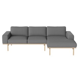 Bolia Elton Bank 3-zits Met Chaise Longue Rechts Grijs