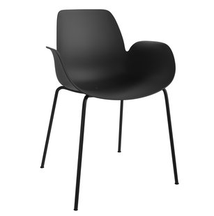 Bolia Seed Tuinstoel Met Armleuningen Zwart