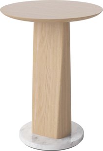 Bolia Root Bijzettafel H54&Oslash;42 Wit Gepigmenteerd Geolied Eiken