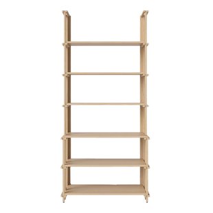 Bolia Friedman Stellingkast 1x6 Wit Gepigmenteerd Geolied Eiken