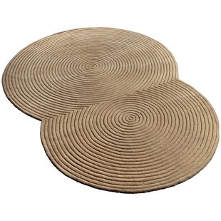 Bolia Zen Rounded Vloerkleed 134x190 Donkerbeige