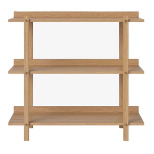 Bolia Kari Stellingkast Enkel Laag Geolied Eiken