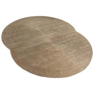 Bolia Zen Rounded Vloerkleed 300x377 Donkerbeige