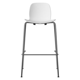 Bolia Seed Barkruk H76 Metaal Onderstel Wit/chroom