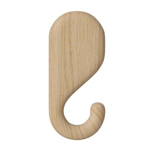 Bolia Nob Haak 11,5cm Wit Gepigmenteerd Geolied Eiken