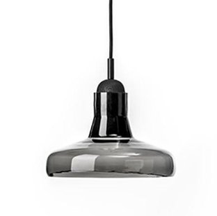 Brokis Shadows Waist Hanglamp&Oslash;25 Rookgrijs - Zwart Eiken