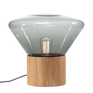 Brokis Muffins 01 Tafellamp Medium Rookgrijs - Naturel Donkergrijs